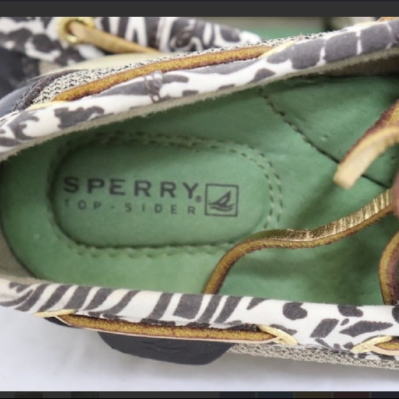 Sperry Top-Sider Bluefish Zebra Print Boat Shoes - Picture 3 of 7